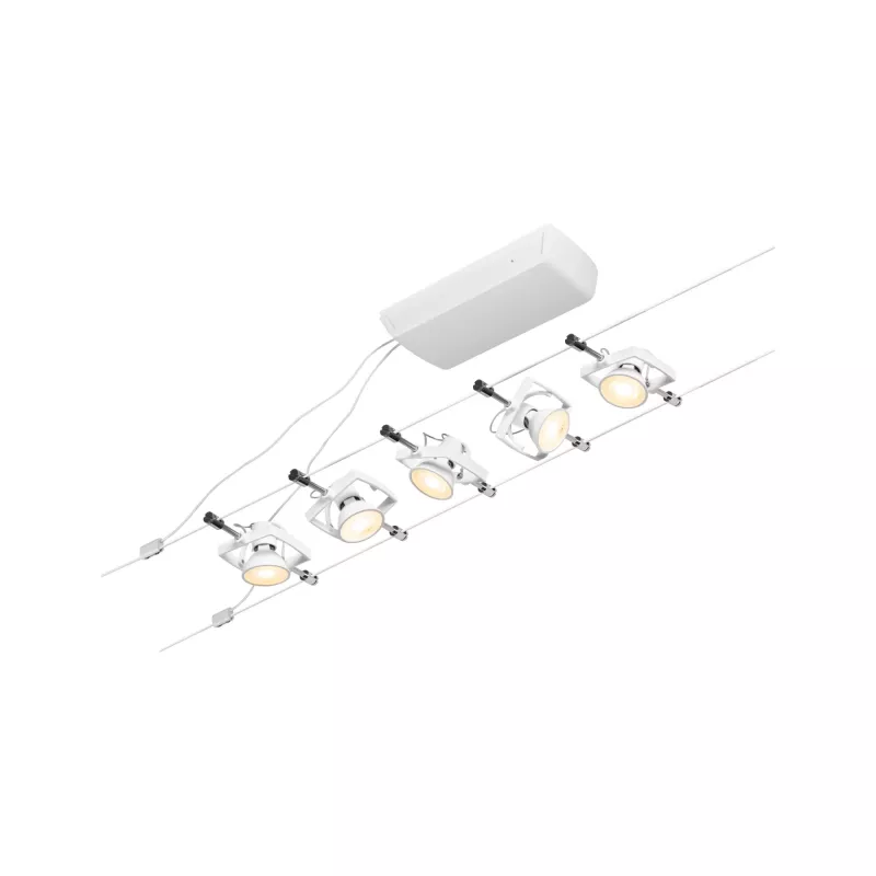 CorDuo Système sur câbles Mac II Kit de base GU5,3 max. 5x10W 230/12V