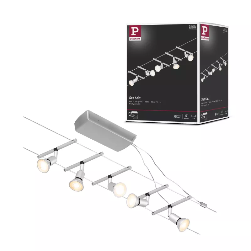CorDuo Salzkabelsystem Basisset GU5.3 max. 5x10W 230/12V