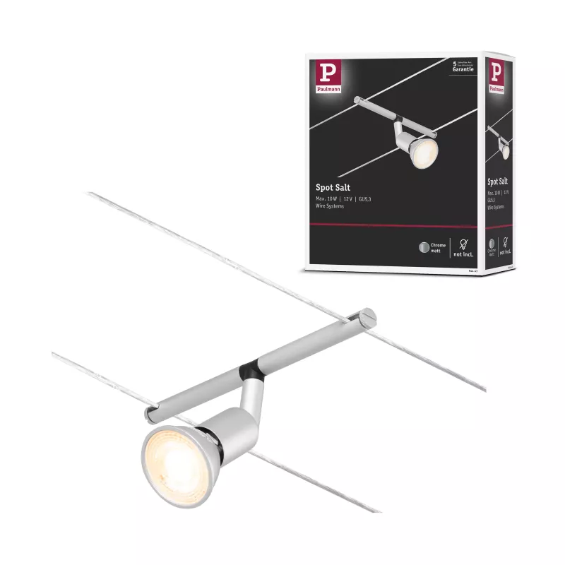 Sistema de cable CorDuo Salt Spot Individual GU5.3 máx. 10W 12V