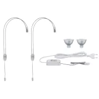Galeria Assistent II LED Mirror Light GU5.3 2700K 2x230lm 230V 2x4W Chrome - système d'accrochage et décoration - détail 4