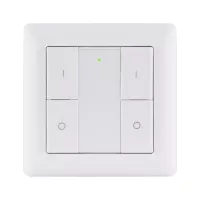 Smart Home Zigbee 3.0 On/Off/Dimm Wall Switch White - système d'accrochage et décoration - détail 1