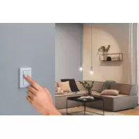 Interruptor de pared inteligente Zigbee 3.0 con encendido/apagado/regulable, color blanco. - système d'accrochage et décoration - détail 6