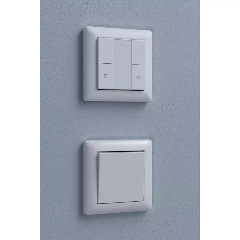 Interrupteur mural Smart Home Zigbee 3.0 On/Off/Dimm Blanc
