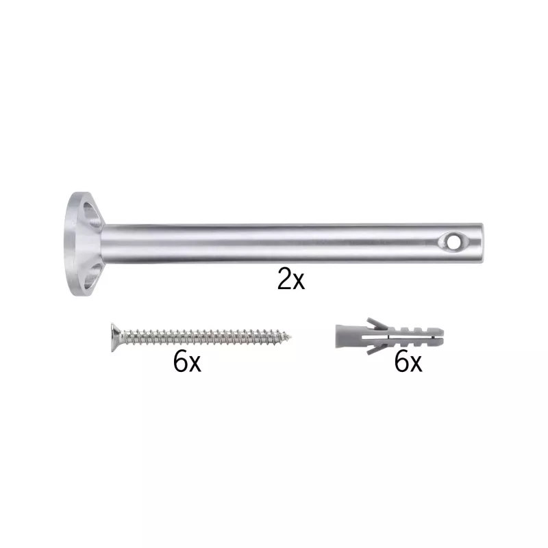 Cable system mounting kit, angle bracket/suspension - système d'accrochage et décoration