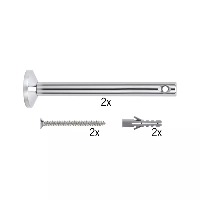 Cable system mounting kit, angle bracket/suspension