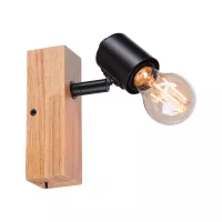 LED Strahler Arvid E27, 230 V, max. 20 W, dimmbar, Schwarz - système d'accrochage et décoration - détail 2