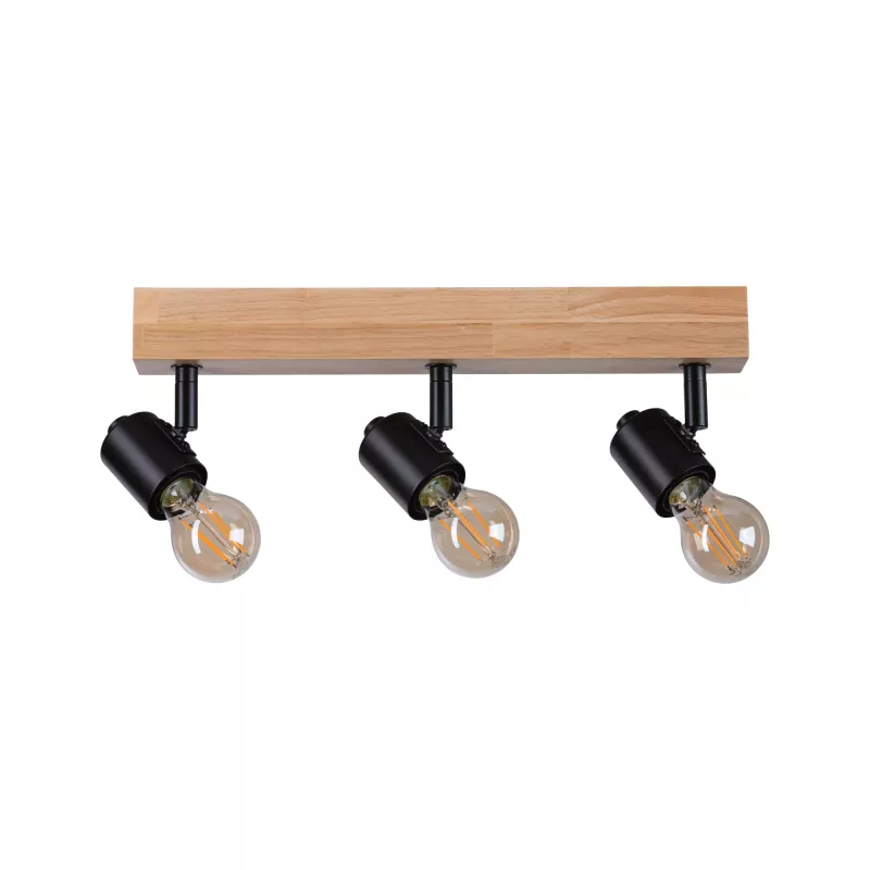 LED Spotlight Arvid E27 230V max. 3x20W gradable Noir