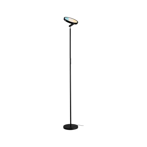 Caneta LED Stehleuchte, dimmbar, weiß, 1750 mm, 1300 lm, 20 W, Schwarz