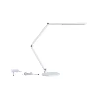 Lámpara de escritorio LED con regulador de intensidad de 3 niveles, interruptor FlexBar blanco, 700 lm. - système d'accrochage et décoration - détail 9