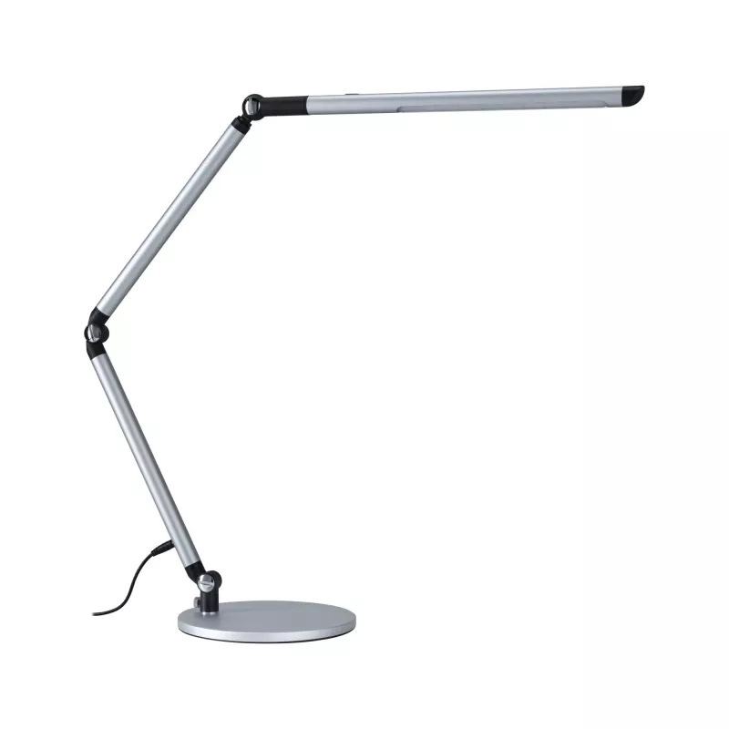 Lámpara de escritorio LED con regulador de intensidad de 3 niveles, interruptor FlexBar blanco, 700 lm.
