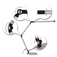 LED Schreibtischlampe mit 3-stufiger Dimmfunktion, FlexBar-Schalter, weißem Schalter, 700 lm - système d'accrochage et décoration - détail 33