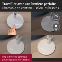 Lampe de bureau LED Darba 4000K 1150lm 15W Blanc dépoli - système d'accrochage et décoration - détail 5