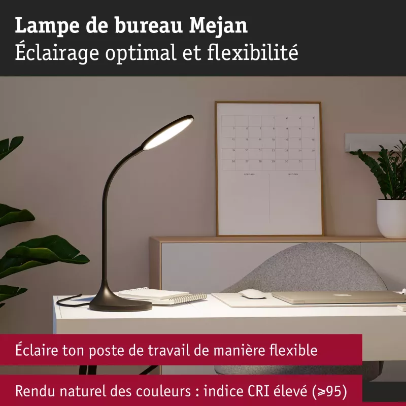 Lámpara de escritorio LED Mejan 4000K 1200lm
