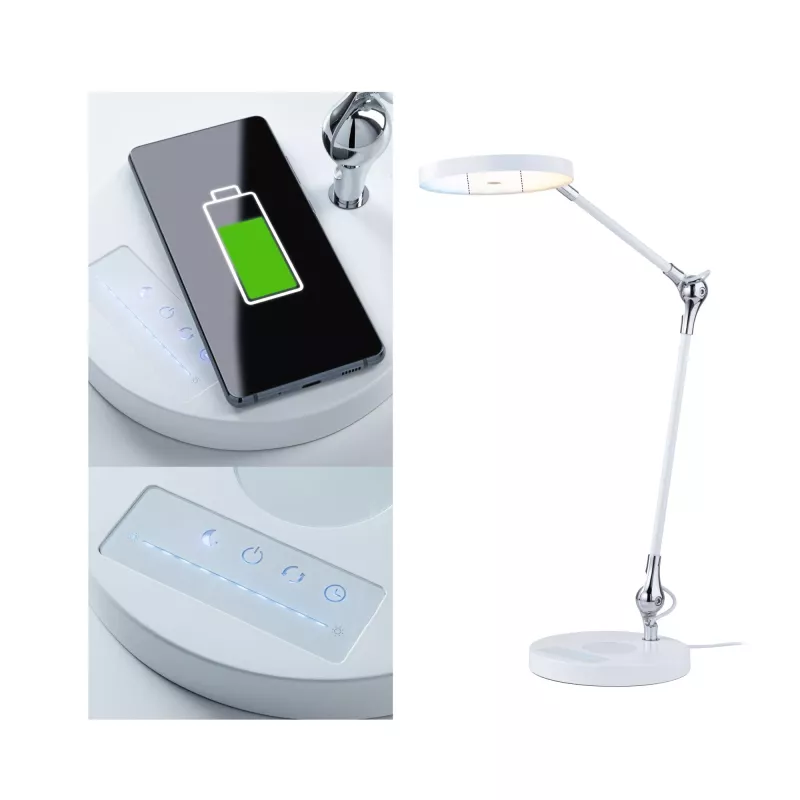 Lampe de bureau LED Numis QI White Switch 1000lm