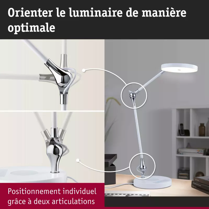Numis QI White Switch LED desk lamp 1000lm