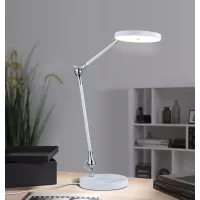 Lámpara de escritorio LED Numis QI blanca con interruptor, 1000 lm - système d'accrochage et décoration - détail 42