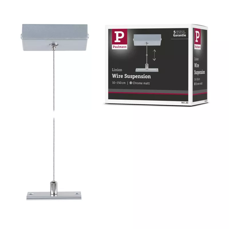 Linion Accessories Kabelaufhängung Mattchrom 40x1500mm