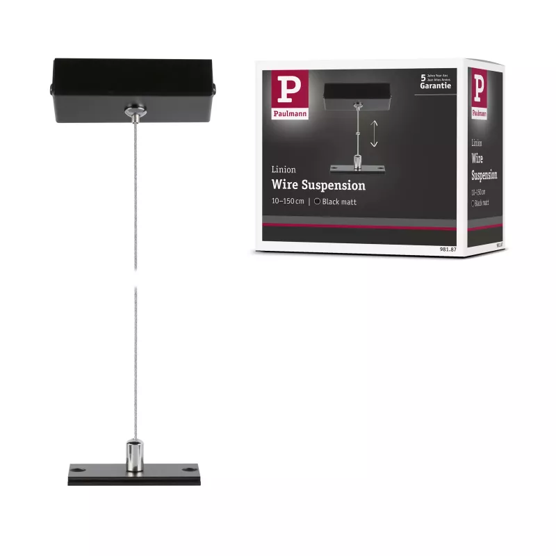 Linion Accessories Kabelaufhängung Schwarzes Signal 40x1500mm