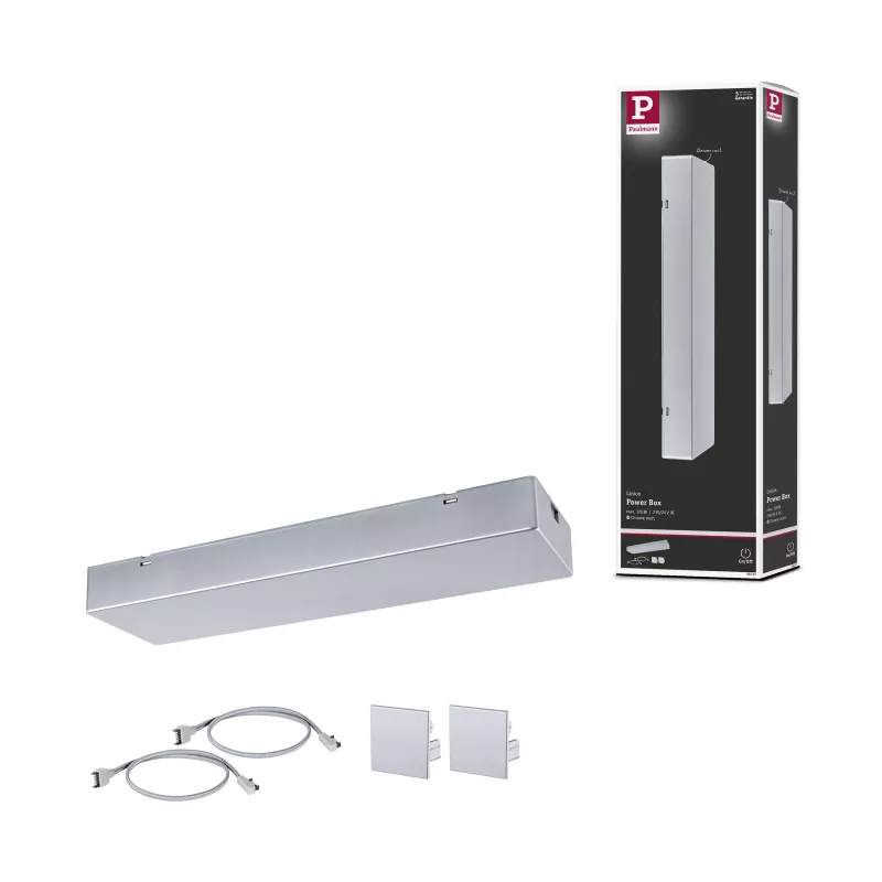Caja de alimentación Linion 230/24V máx. 120W Cromo mate