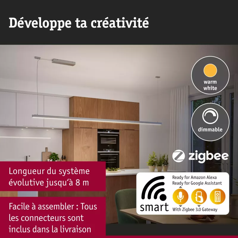 Linion Alimentation électrique Power Box Zigbee 230/24V max. 144W Chrome mat
