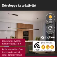 Linion Power Box Zigbee 230/24V max. 144W Schwarzes Signal - système d'accrochage et décoration - détail 5