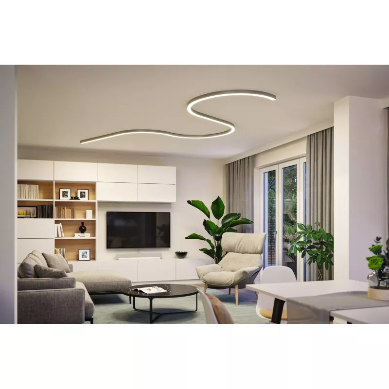 Linion Power Channel 230/24V 17W Mattchrom 1m Netzteil