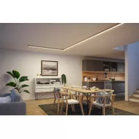 Linion Lichtkanal 0,5 m 24 V 8,5 W 3000 K Mattchrom - système d'accrochage et décoration - détail 13