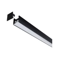 Linion Canal lumineux 1,5m 24V 25,5W 3000K Noir signal - système d'accrochage et décoration - détail 6