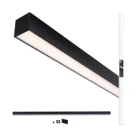 Luz de señalización Linion de 1,5 m, 24 V, 25,5 W, 3000 K, color negro. - système d'accrochage et décoration - détail 19