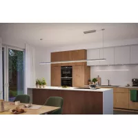 Canaleta de luz Linion de 1 m, 24 V, 17 W, 3000 K, acabado cromado mate. - système d'accrochage et décoration - détail 15