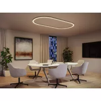 Linion Canal lumineux 1m 24V 17W 3000K Chrome mat - système d'accrochage et décoration - détail 17