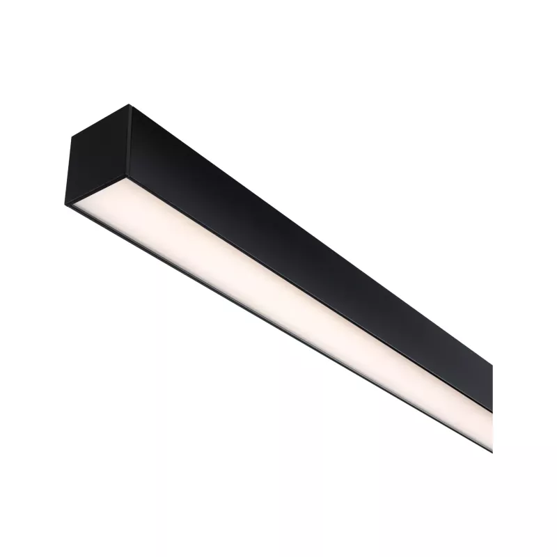 Canal de luz Linion de 1 m, 24 V, 17 W, 3000 K, color negro. - système d'accrochage et décoration