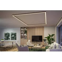 Linion Canal lumineux 1m 24V 17W 3000K Noir signal - système d'accrochage et décoration - détail 14