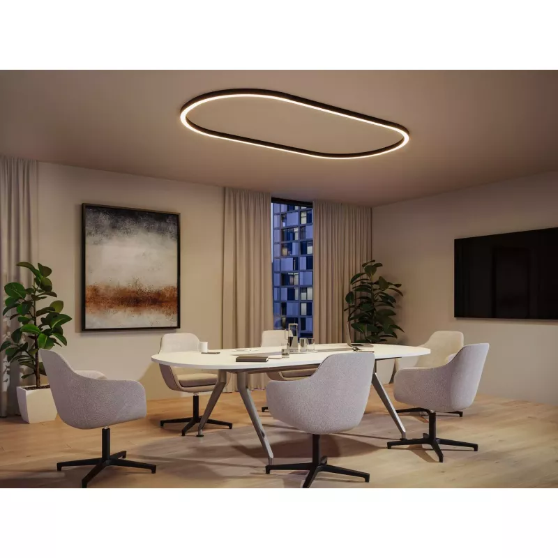 Linion Lichtkanal 1 m 24 V 17 W 3000 K Signal schwarz