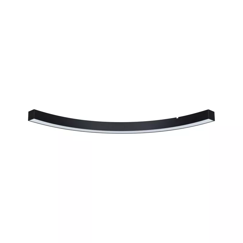 Luz de canal Linion de 90°, 24 V, 13 W, 3000 K, color negro.