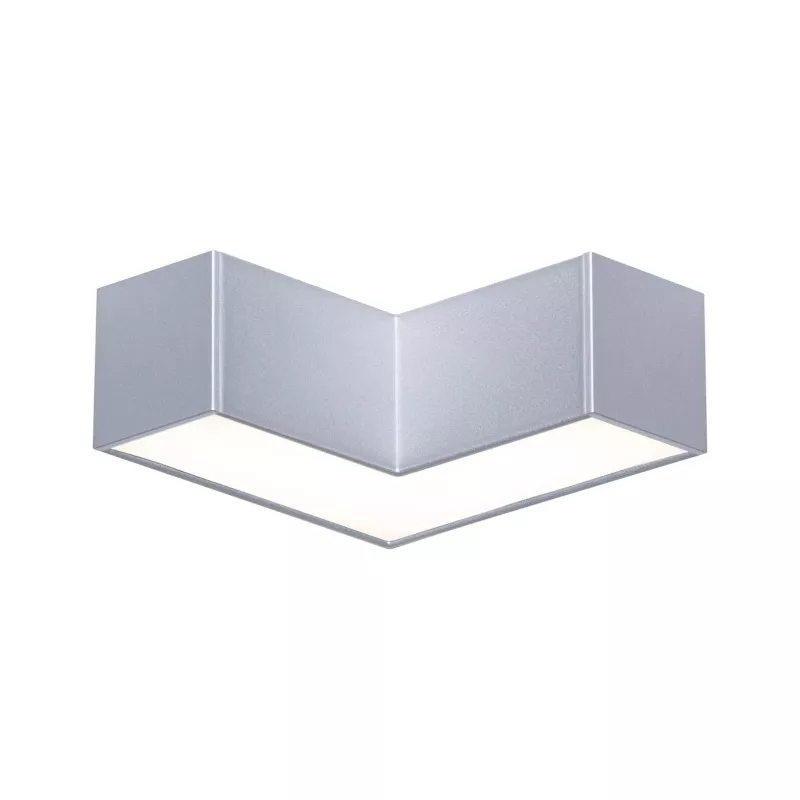 Linion Light channel 90 ° 24V 3.5W 3000K Matt chrome - système d'accrochage et décoration