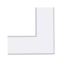 Linion Canal lumineux 90 ° 24V 3,5W 3000K Chrome mat - système d'accrochage et décoration - détail 2