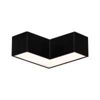 Luz de canal Linion de 90°, 24 V, 3,5 W, 3000 K, color negro. - système d'accrochage et décoration - détail 1