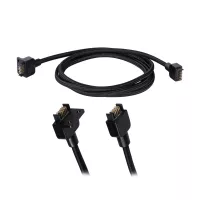 Linion câble d'alimentation Noir 1,75m - système d'accrochage et décoration - détail 2