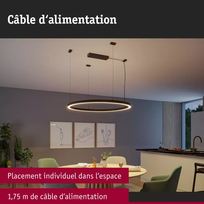 Cable de alimentación Linion, negro, 1,75 m