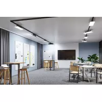 ProRail3 LED Deck Panel 7000lm 75W 4000K 230V Black - système d'accrochage et décoration - détail 8