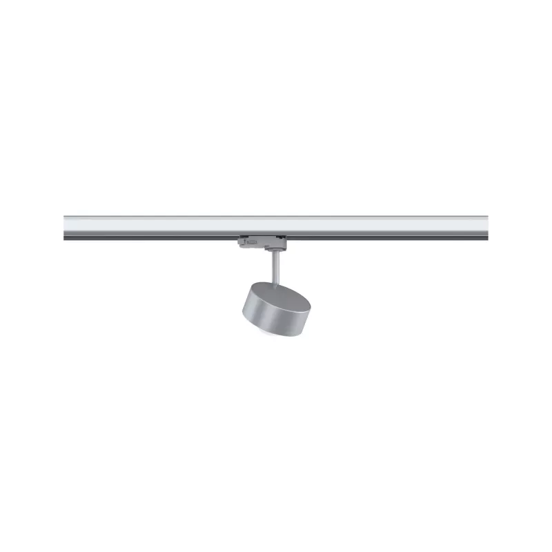 ProRail3 Aldan LED -Schienenleuchte, 539 lm, 8,5 W, 3000 K, dimmbar, 230 V, Silber/Schwarz