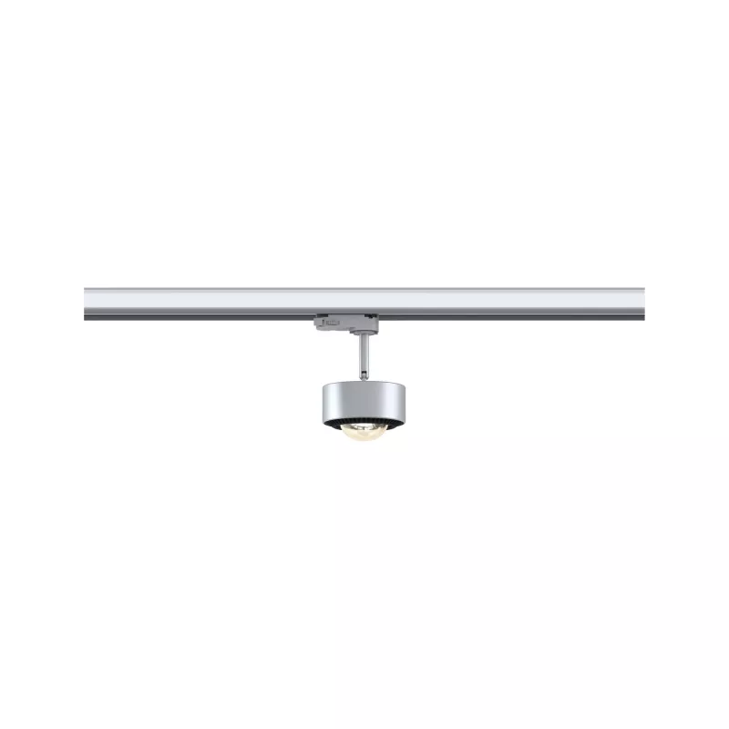 ProRail3 Spot sur rail LED Aldan 539lm 8,5W 3000K gradable 230V Argent, Noir