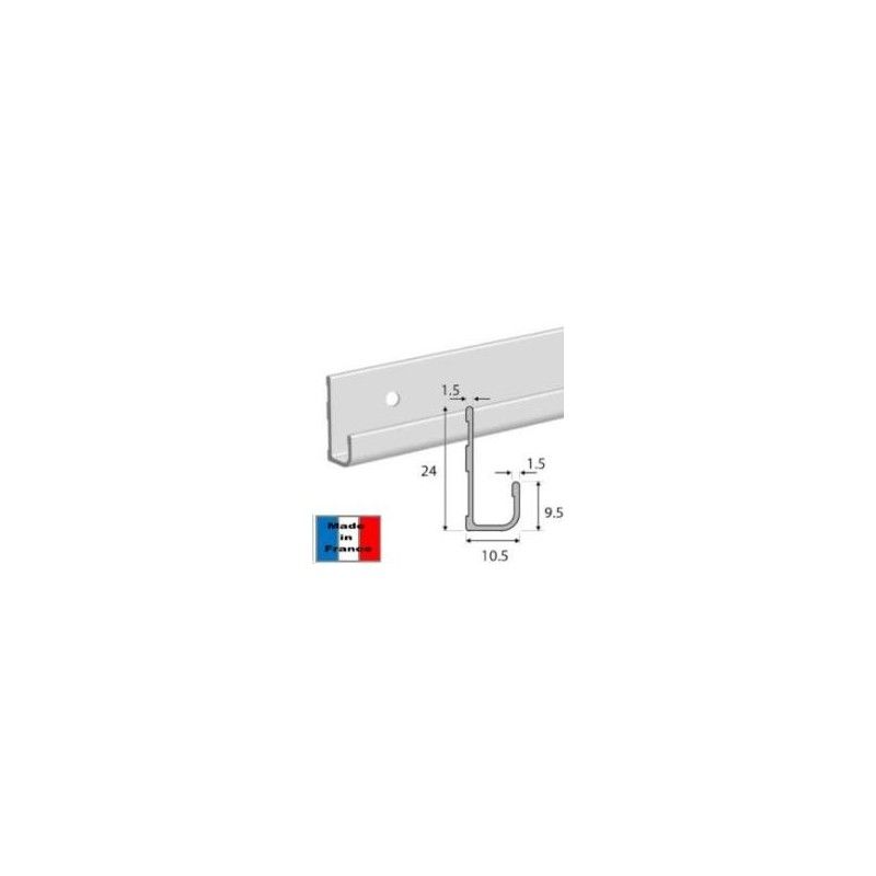 Cimaise H24 Sicherheit 200 cm - Klimafixierung für Tisch civic Industrie Civic Industrie 2 - Cimaise Tableau 