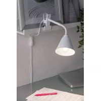 Spot pince Vitis Flexible arm cord switch Blanc 230V E14 - système d'accrochage et décoration - détail 8