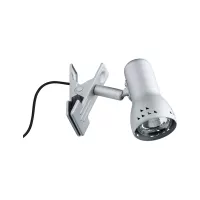 Spot à pince Gryps Acier brossé 230V E14 - système d'accrochage et décoration - détail 1