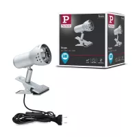 Gryps Clip-on Spotlight, Brushed Steel, 230V, E14 - système d'accrochage et décoration - détail 5