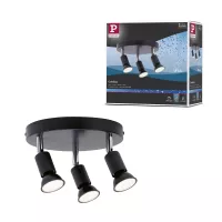 Spotlight Carolina IP44 GU10 230V max. 3x10W gradable - système d'accrochage et décoration - détail 12