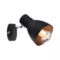 Davy spotlight E27 230V max. 20W dimmable Black - système d'accrochage et décoration - détail 4