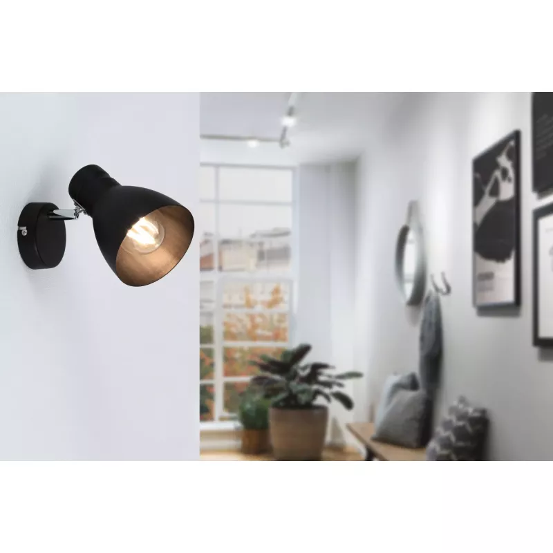 Davy spotlight E27 230V max. 20W dimmable Black